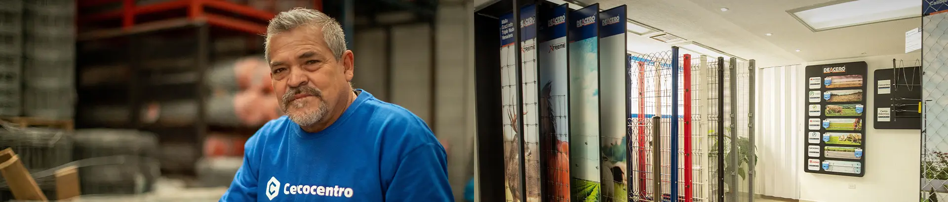 Vista frontal de una Reja Contemporánea deacero frente a una edificación