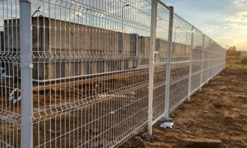 Reja Deacero Clásica color blanco cubirendo el area de Yahualica